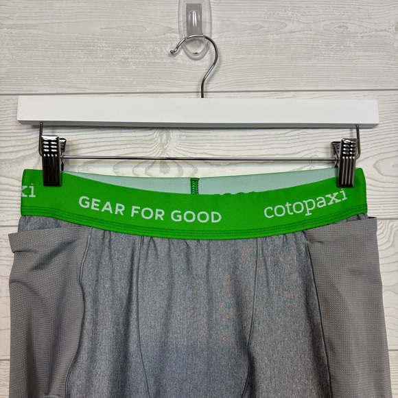 Cotopaxi Men’s Wazimu Tights Athletic Size Large Green/Gray - Picture 4 of 6